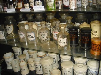 Predam zbierka starozitna lekarenska nadoba, flaska... - 5