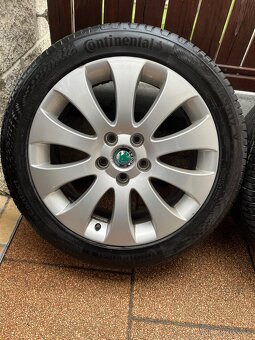 Disky Škoda Superb 2 + Letné pneu Comtinental - 5