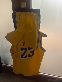 NBA Basketbal dres a šortky LA Lakers LeBron 23 - 5