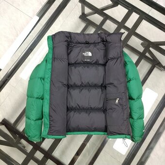 The North Face Nuptse 700 Péřová Zimní Bunda Zelená - 5