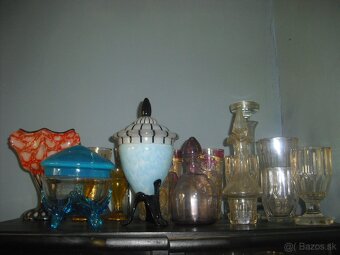 Predam zbierka starozitny pohar, vaza, karafa 19.-20.st - 5