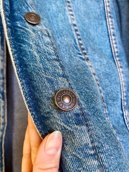 Dlhá riflová bunda, džínsová bunda, PULL & BEAR, S-M, nová - 5