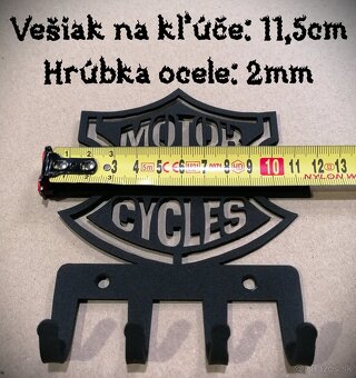☠︎︎ Harley Davidson vešiaky, otvárače fliaš - 5