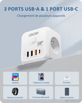 Redukcia, adapter, nabijačka 7v1 - úplne nová - 5