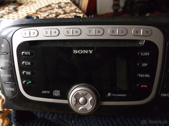 AUTORÁDIO SONY /originál Ford Focus/ S CD. - 5