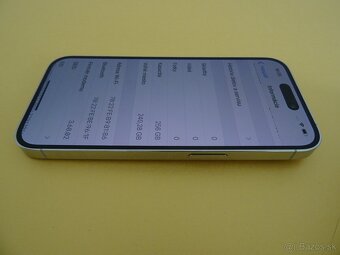 iPhone 14 PRO 256GB SILVER - ZÁRUKA 1 ROK - 100% BATERIA - 5