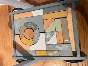 Vozíček s kockami Little Dutch Blue - 5