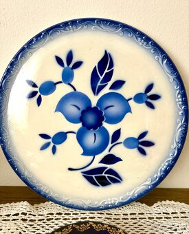 MODROBIELY PORCELÁN A SKLO DO ZBIERKY - 5