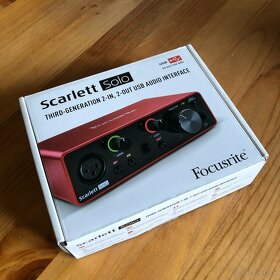 Zvuková karta Focusrite Scarlett Solo 3. generácie - 5