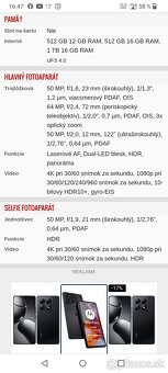 Motorola Edge 50 Ultra 5G.. 16gb/1000gb.. Tmavá metalíza. - 5