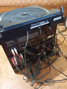 Technics systém zosilovač kazeta gramofón fm - 5