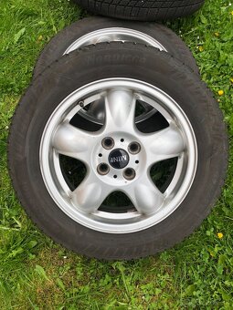 Mini 4x100 alu disky+zimné pneu - 5