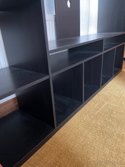 TV skrinka Laplland ikea - tmavohneda až čierna farba - 5