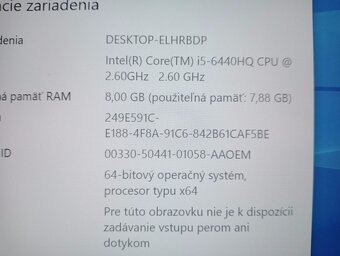 predám základnú dosku pre Dell latitude e5470 - 5