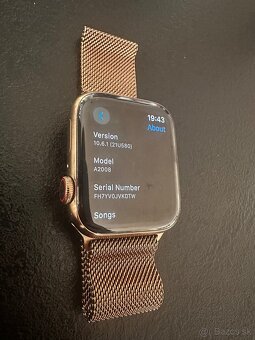 Apple watch 4 steinless steel | zlaté - 5