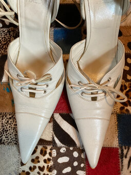 Talianske kožené lodičky veľkosť 38 - 5