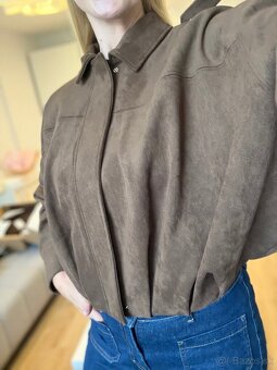Semišová bunda ZARA - 5