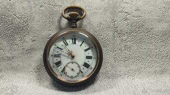 elké kapesní hodinky zřejmě zn. Régulatéur. 67mm, 188g - 5