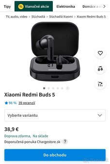 Xiaomi Redmi Buds 5 ANC čierne - 5
