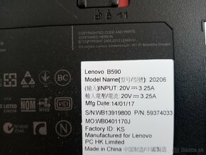 predám zakladnú dosku pre notebook Lenovo B590 - 5