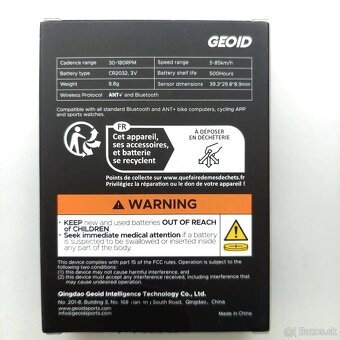 Senzor rýchlosti / kadencie - 5