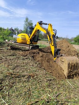 Bager JCB 8085. Klima, 2x lyžica, kosačka. - 5