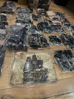 MOULD KING 13186 Pirates Black Pearl Ship čierna perla - 5
