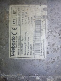 Nezávislé kúrenie webasto - 5