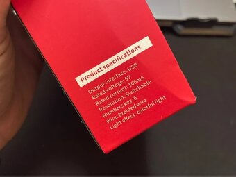 Herná myš Raiku G701 Čierna - 5