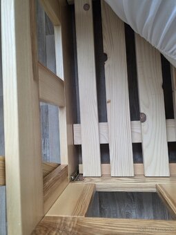 Detská posteľ- domček, masív - Jaseň - 5