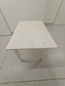 Drevený stôl IKEA  SUNDVIK 50 x 50 x 77 cm - 5
