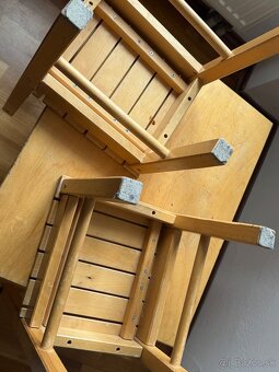 Detský stolík s dvomi stoličkami Ikea SVALA - 5