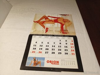 Kalendář firmy ORION - 1989 - pro sběratele - 5