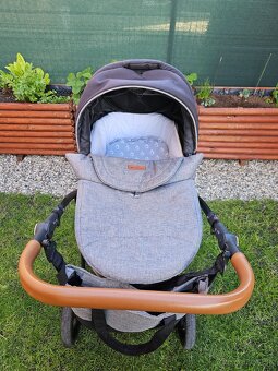 Predám kočík 2v1 RIKO Basic antracit + vajíčko a isofix zákl - 5