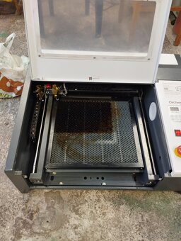 Laserový ploter CO2 40W 40x40cm + Red-Dot + Air-Assist + Prí - 5