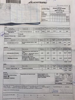 Strešné plechy Trapez T18  a drevenné latenie - 5