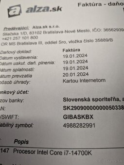 Intel Core i7-14700K | ZÁRUKA 12 mesiacov - 5