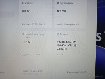 Hp Elitebook 840 G3 , Intel® Core™i7 , 16gb ram , ssd+hdd - 5