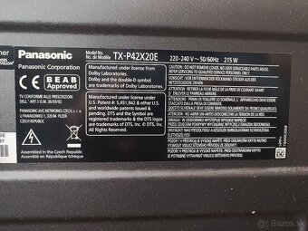Plazmový TV Panasonic TX-P42 - 5
