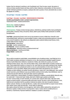 Príprava na maturity - Slovenský jazyk a literatúra - 5