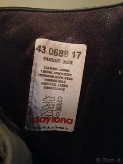 kvalitne kozene cizmy DAYTONA Burdit XCR gtx vel. 43 - 5