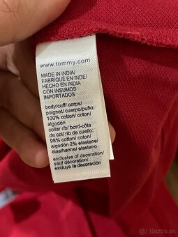 Pánska červená polokošeľa Tommy Hilfiger - 5