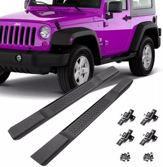 Boční nášlapy pro Jeep Wrangler JK 2007-2018 (2-dveřové) - 5