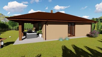 STAVEBNÝ POZEMKOM S BUNGALOVOM NA KĽÚČ - KAMENNÁ PORUBA - 5