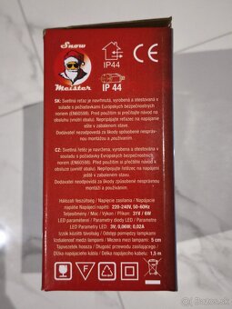 Čisto nové 700 LED vianočné osvetlenie, úsporné, studená b. - 5