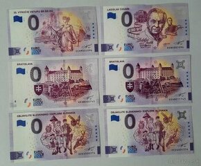 0€ / 0 euro suvenírová bankovka SK - 5
