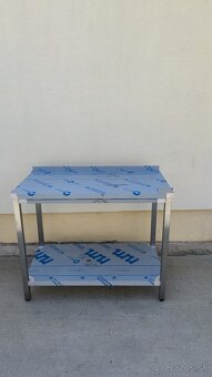 Nerezový stôl / antikorový / nehrdzavejúcej ocele - 5