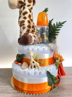 Plienková torta žirafa veľká - 5