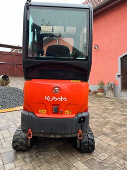 minibager KUBOTA KX018-4 / hydr. rychloupínák / 3x lopata - 5