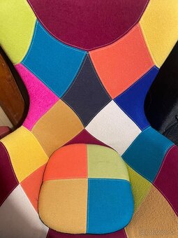 Patchwork kreslo Butterfly - 5